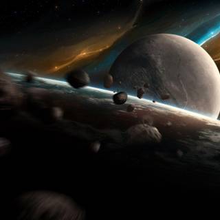 Space planet wallpaper