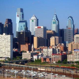 Philadelphia skyline wallpaper