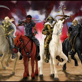 The Four Horsemen of the Apocalypse wallpaper