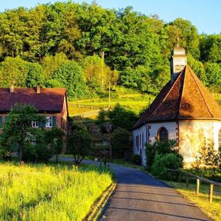 English countryside wallpaper