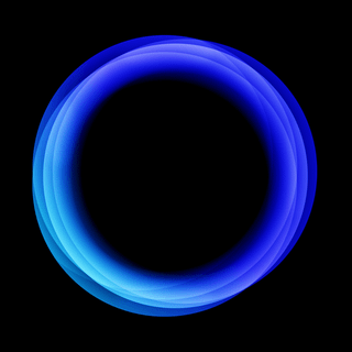 Blue circle wallpaper