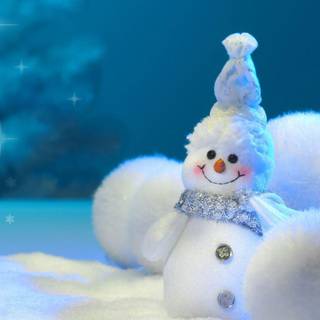 Cute snowman wallpaper