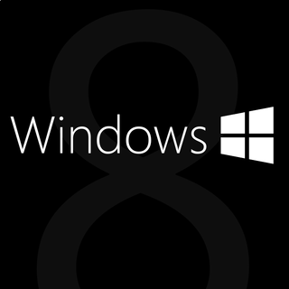 Windows 8 black wallpaper