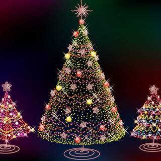 Xmas tree wallpaper