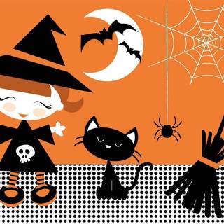 Free cute Halloween wallpaper