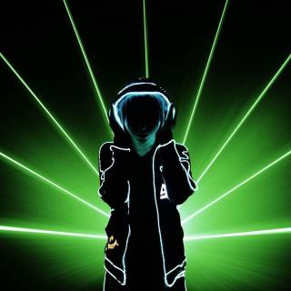 Electronic music wallpaper