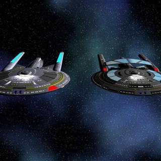 Star Trek ships wallpaper