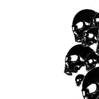 White and black wallpaper