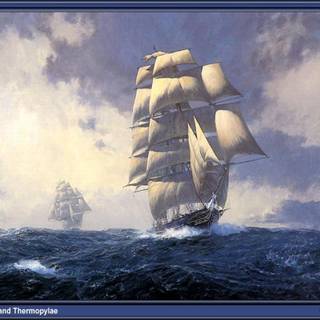 Tall ships wallpaper