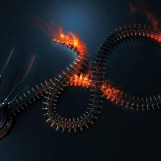 Abstract dragon wallpaper