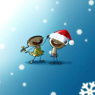 Funny Christmas wallpaper