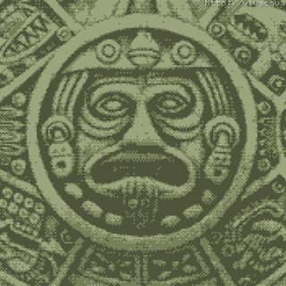 Aztec calendar wallpaper