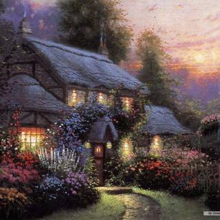 Free Thomas Kinkade wallpaper for desktop