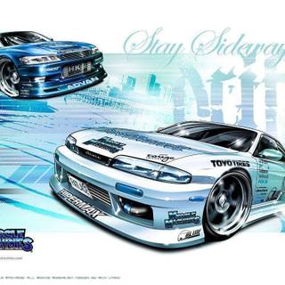 Drifting cars wallpaper