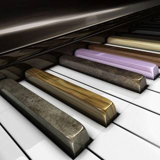 Music keyboard wallpaper