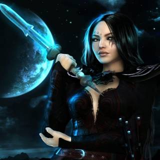Free fantasy women wallpaper