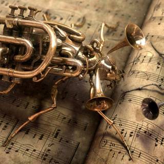 Musical instrument wallpaper