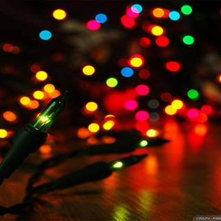 Christmas lights wallpaper