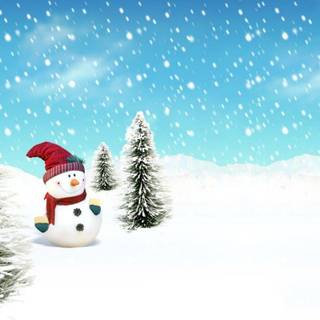 Snowing background