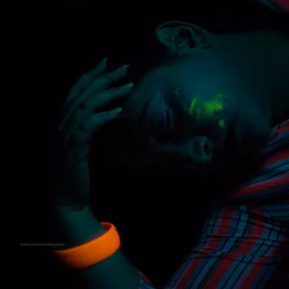 Black light background