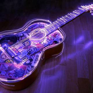 Neon lights background