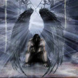 Wallpaper fallen angel
