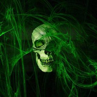 Black and green wallpaper