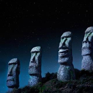 Easter island wallpaper