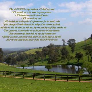 Psalm 23 wallpaper