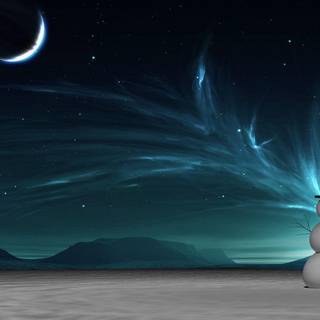 Northern lights background