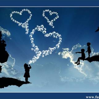 Sweet couple anime wallpaper