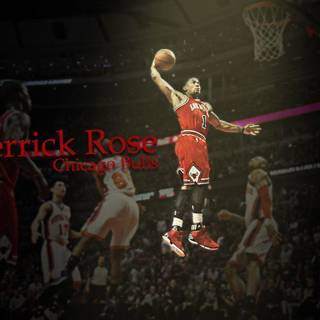 Derrick Rose dunk wallpaper
