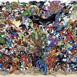 Marvel vs DC wallpaper