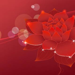 Red flowers wallpaper