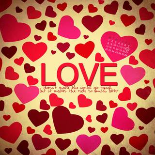Wallpaper hearts love