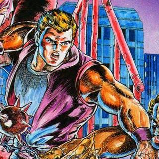 Double dragon wallpaper