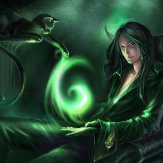 Sexy witch wallpaper