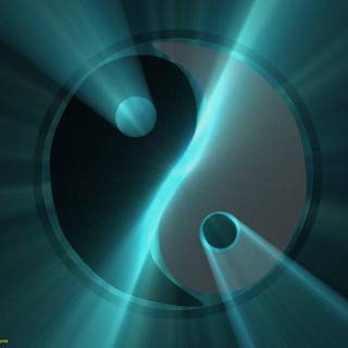 Ying yang background