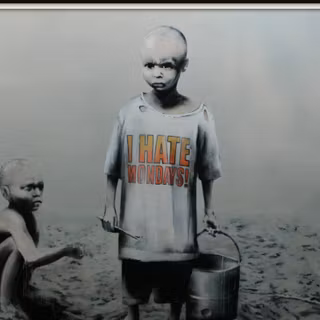 Banksy art wallpaper