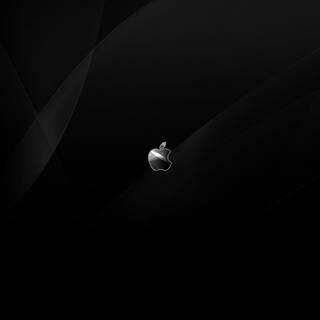 Black and white Apple wallpaper