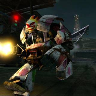 Twisted metal black wallpaper