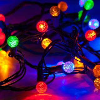 Christmas lights wallpaper