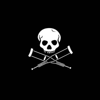 Black skull background