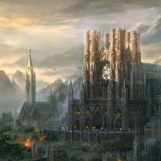 Fantasy city wallpaper