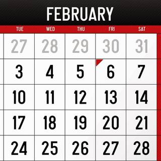 February 2015 wallpaper calendar