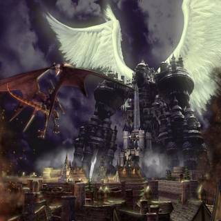 Good vs evil wallpaper