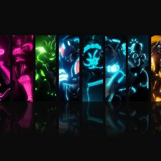 Neon desktop backgrounds