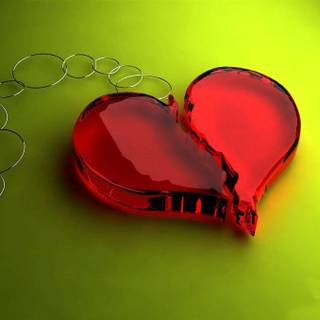 Wallpaper of broken heart