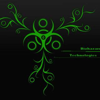 Biohazard symbol wallpaper