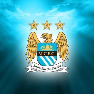 Manchester City logo wallpaper